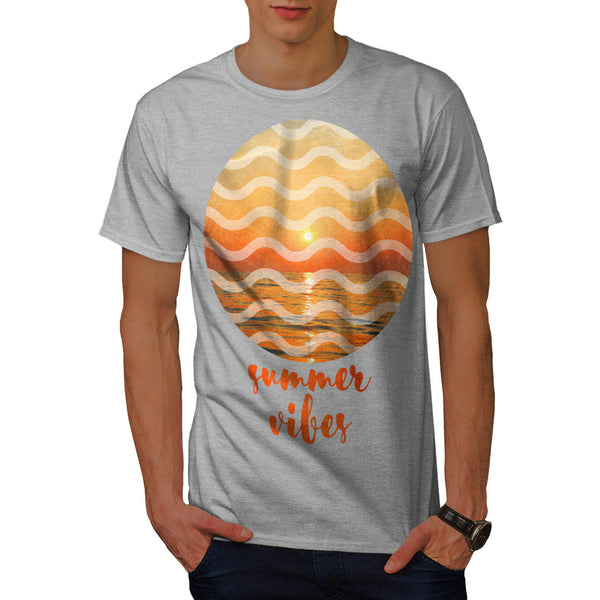 Hot Summer Vibes Mens T-Shirt