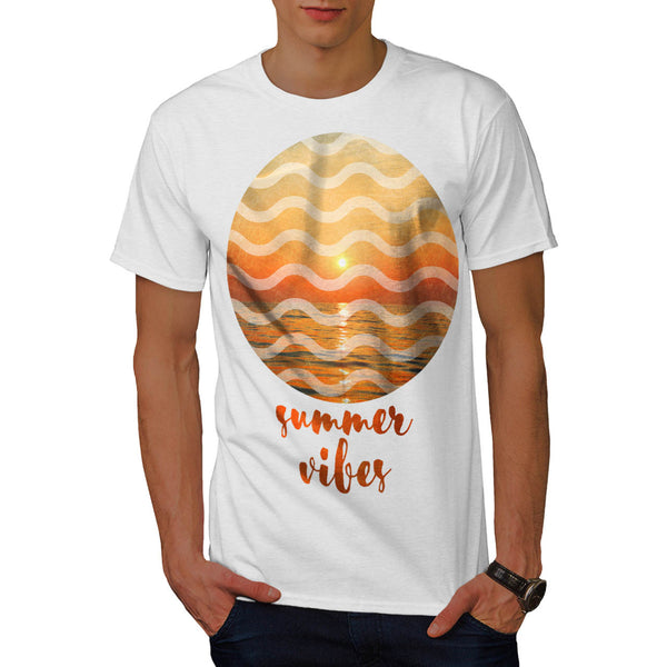 Hot Summer Vibes Mens T-Shirt