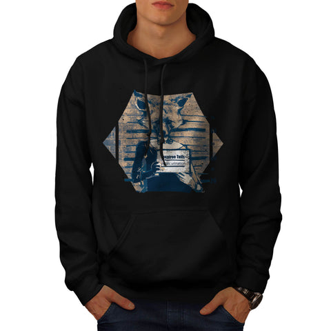 Criminal Fox Crime Mens Hoodie