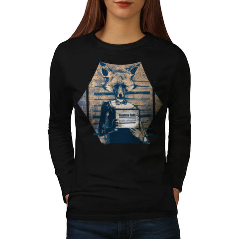 Criminal Fox Crime Womens Long Sleeve T-Shirt