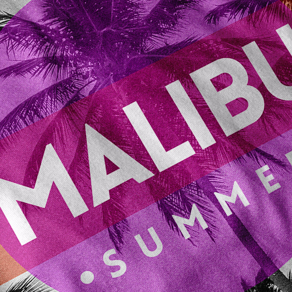 Malibu Summer Time Mens T-Shirt