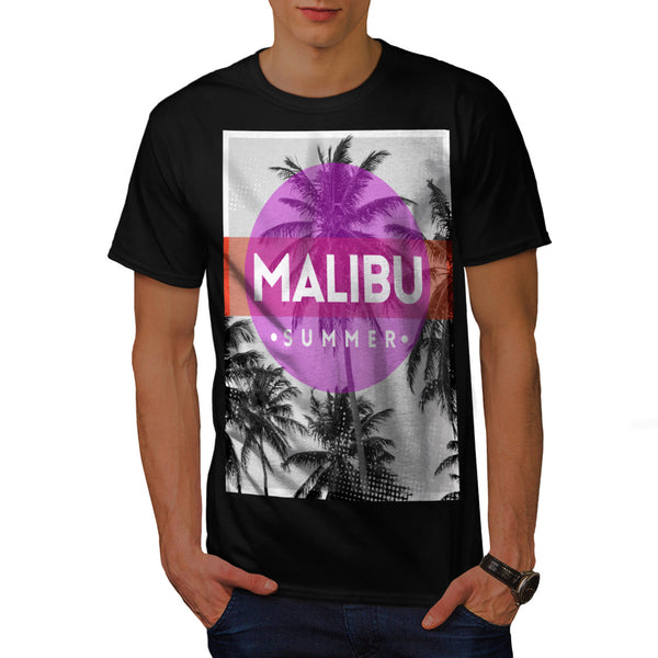 Malibu Summer Time Mens T-Shirt