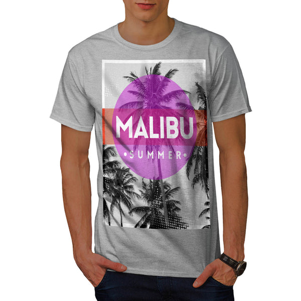 Malibu Summer Time Mens T-Shirt