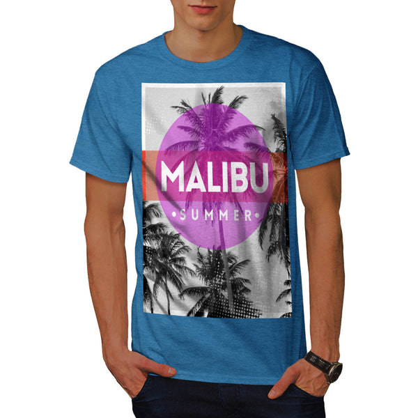 Malibu Summer Time Mens T-Shirt