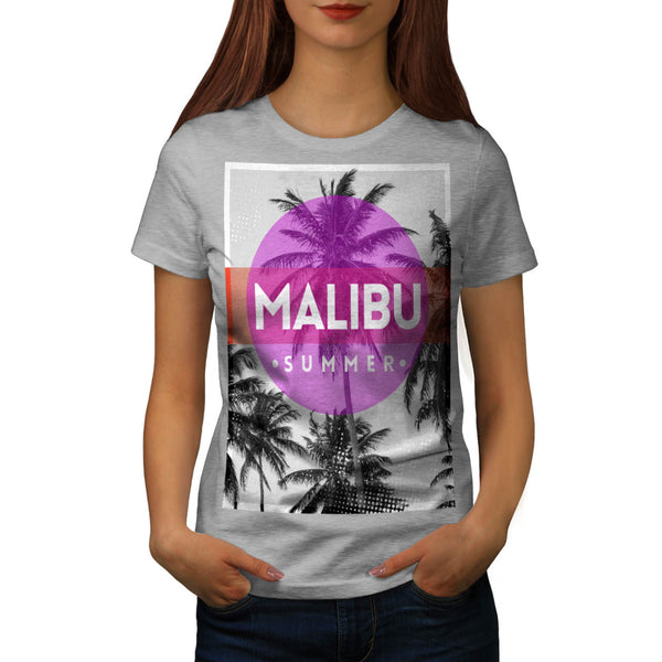 Malibu Summer Time Womens T-Shirt