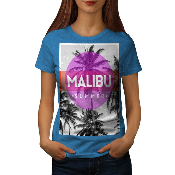 Malibu Summer Time Womens T-Shirt