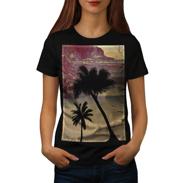 Summer Time Beach Womens T-Shirt