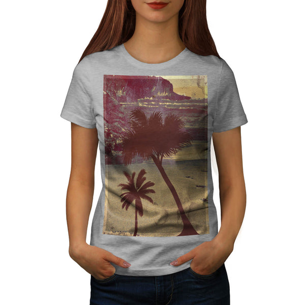 Summer Time Beach Womens T-Shirt