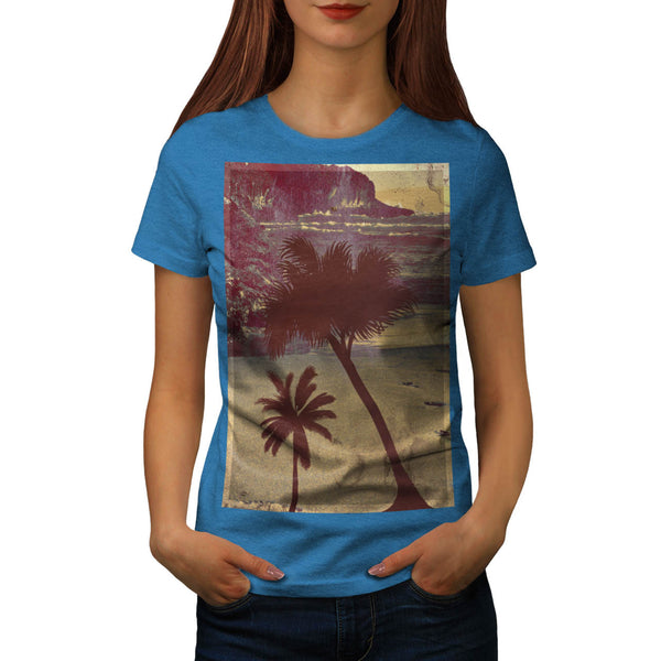 Summer Time Beach Womens T-Shirt