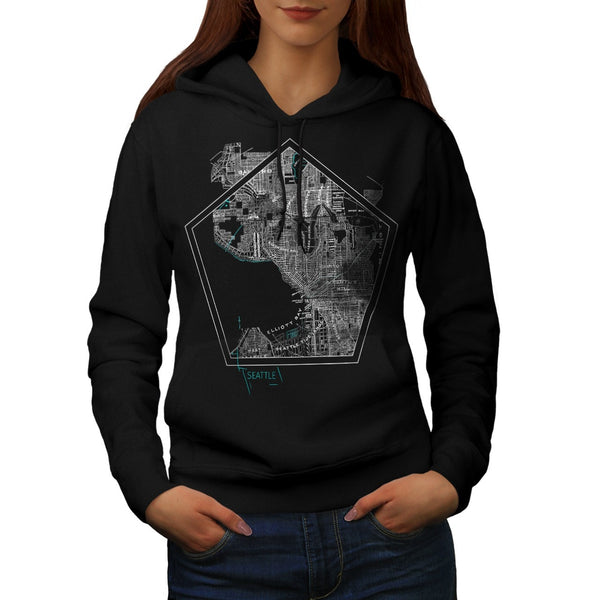 America City Seattle Womens Hoodie