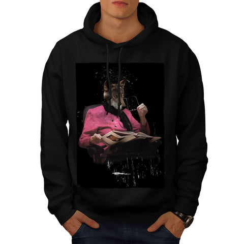 Wolf Head Grandmother Mens Hoodie