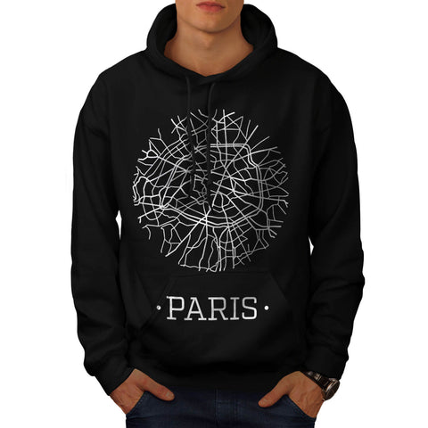 France Paris City Mens Hoodie