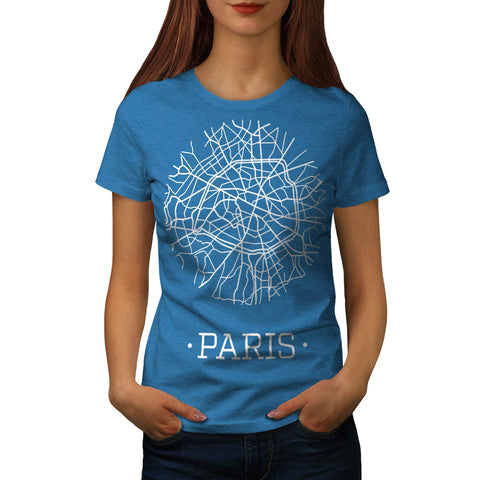 France Paris City Womens T-Shirt
