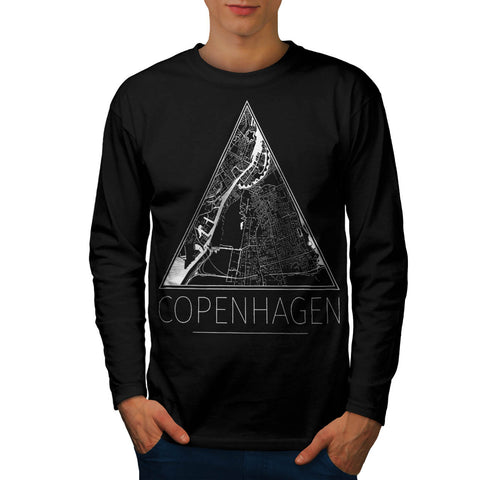 Denmark Copenhagen Mens Long Sleeve T-Shirt