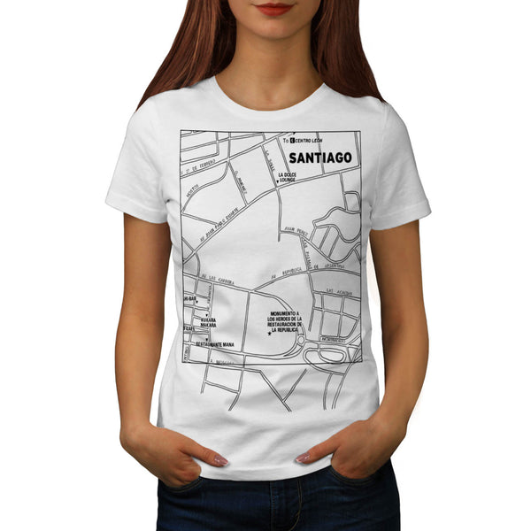 Chille City Santiago Womens T-Shirt