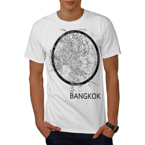 Thailand Bangkok Map Mens T-Shirt