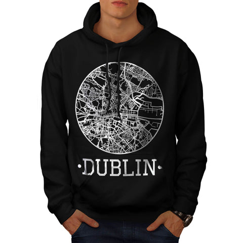 Ireland City Dublin Mens Hoodie