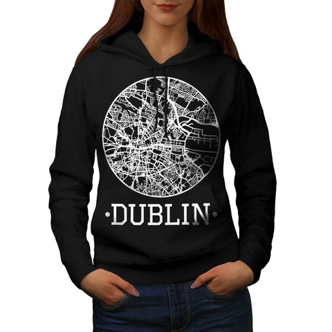 Ireland City Dublin Womens Hoodie