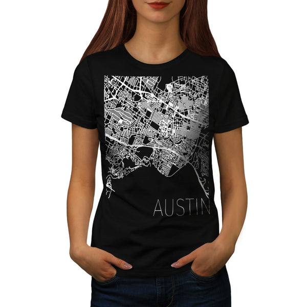 America Texas Austin Womens T-Shirt