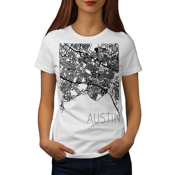 America Texas Austin Womens T-Shirt