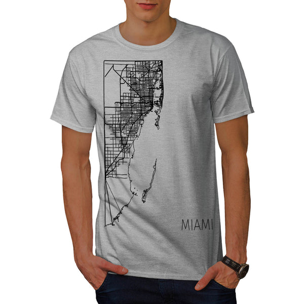 America Miami City Mens T-Shirt