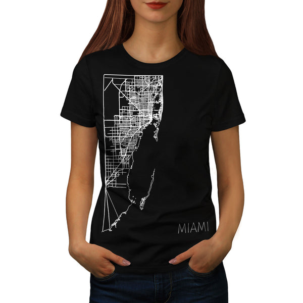 America Miami City Womens T-Shirt