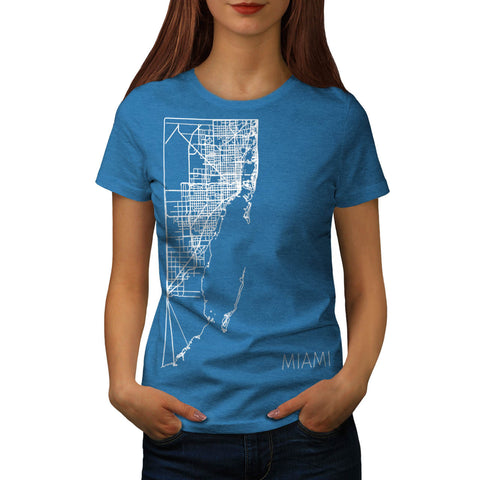 America Miami City Womens T-Shirt