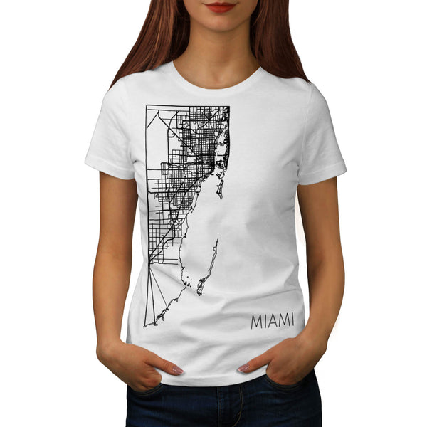 America Miami City Womens T-Shirt