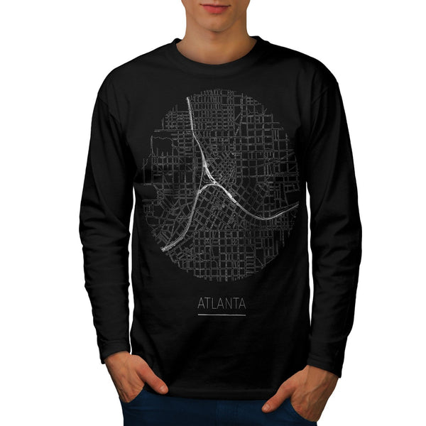America City Atlanta Mens Long Sleeve T-Shirt