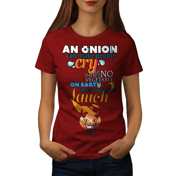 Onion People Cry Womens T-Shirt