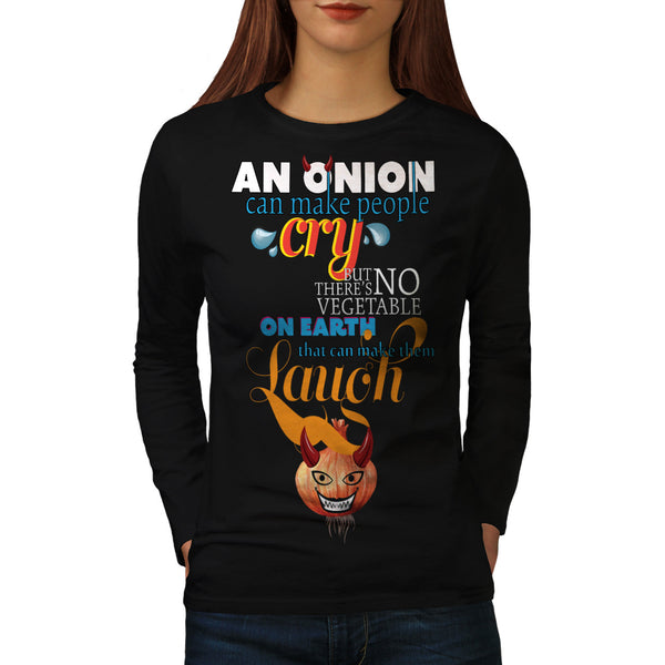 Onion People Cry Womens Long Sleeve T-Shirt