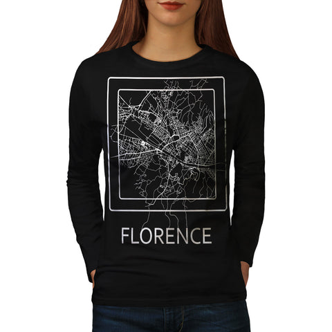 Italy City Florence Womens Long Sleeve T-Shirt