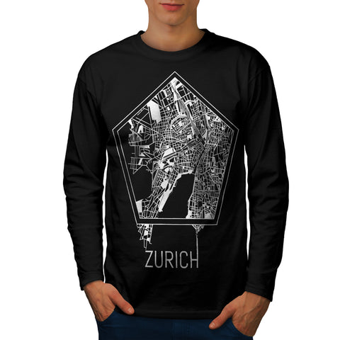 Switzerland Zurich Mens Long Sleeve T-Shirt