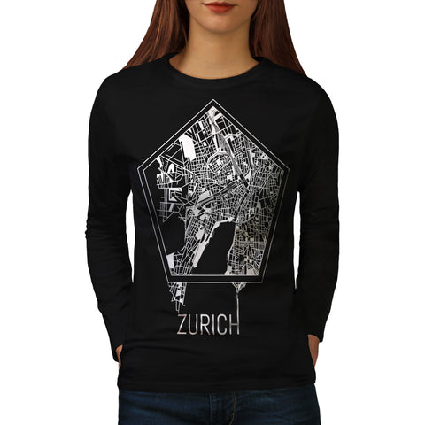 Switzerland Zurich Womens Long Sleeve T-Shirt