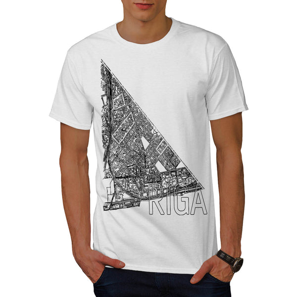 Latvia Big City Riga Mens T-Shirt