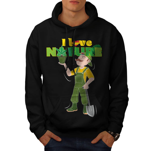 Love Nature Rasta Mens Hoodie