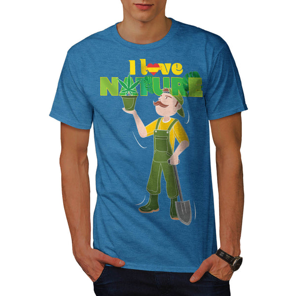 Love Nature Rasta Mens T-Shirt