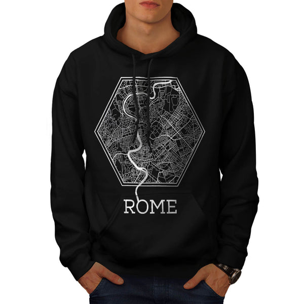 Italy Big City Rome Mens Hoodie