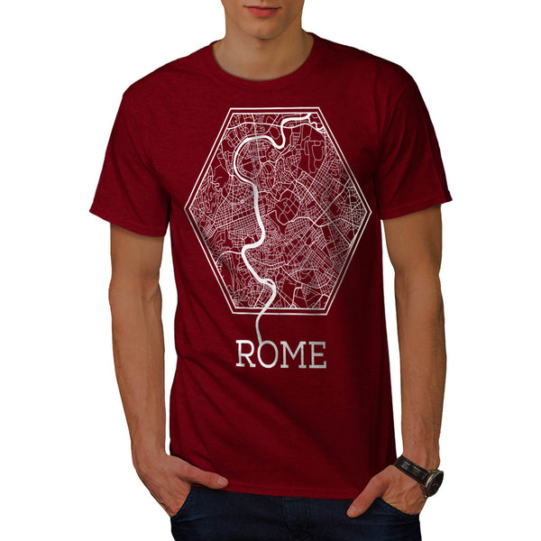 Italy Big City Rome Mens T-Shirt