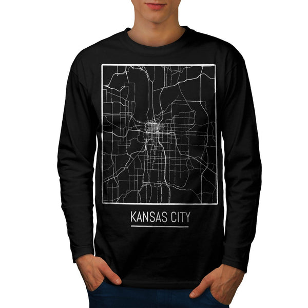America Kansas City Mens Long Sleeve T-Shirt
