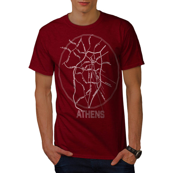 Greece City Athens Mens T-Shirt