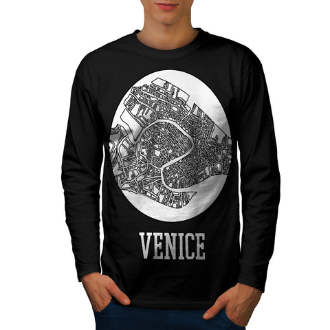 Italy City Venice Mens Long Sleeve T-Shirt