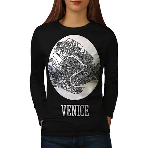 Italy City Venice Womens Long Sleeve T-Shirt