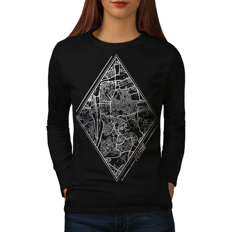 Czech Republic City Womens Long Sleeve T-Shirt