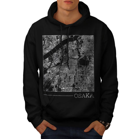 Japan Big City Osaka Mens Hoodie