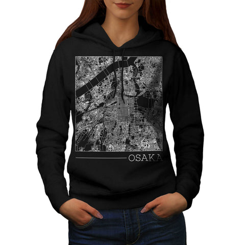 Japan Big City Osaka Womens Hoodie