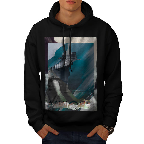 Portait City Human Mens Hoodie