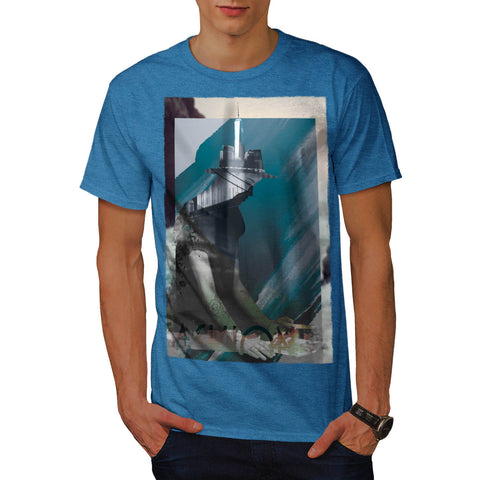 Portait City Human Mens T-Shirt