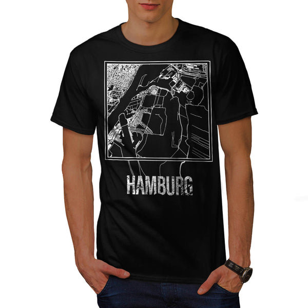 Germany City Hamburg Mens T-Shirt