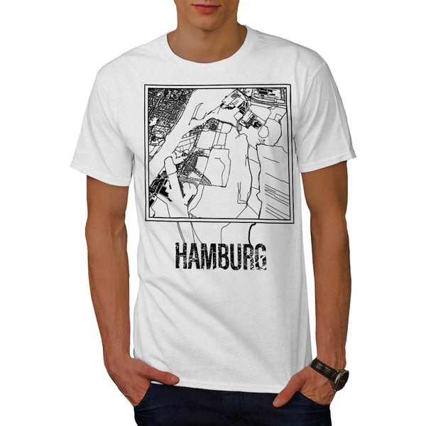 Germany City Hamburg Mens T-Shirt